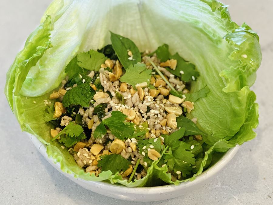 Pork Larb Lettuce Cups