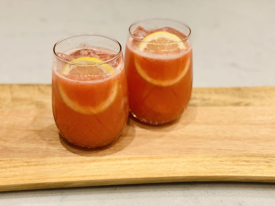 Strawberry Lemon Mocktail
